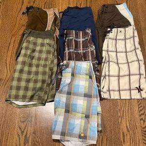 Men’s Board Shorts- Hurley, Prana, Split, Quicksilver